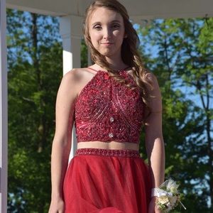 Two Piece Prom Dress